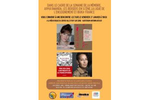 Appui Rwanda - Semaine de la mémoire 2023 à Ivry